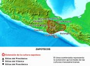 Ubicación geográfica de la cultura Zapoteca